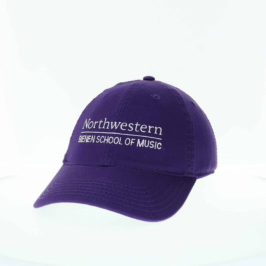 Northwestern University Wildcats Legacy Unconstructed Adjustable Purple Hat with Bienen School of Music Design