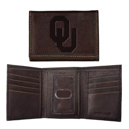 Northwestern University Wildcats Leather Trifold Wallet