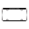 Northwestern I Kellogg CB-51 Series Laser Engraved Two Tone Chrome/Black License Plate Frame