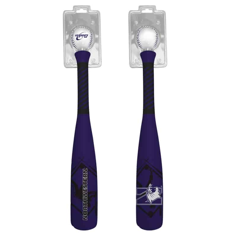 Northwestern University Wildcats Softee Baseball With The Softee Bat