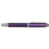 Northwestern I Kellogg Laser Engraved Purple Carbon Fiber Rollerball Pen