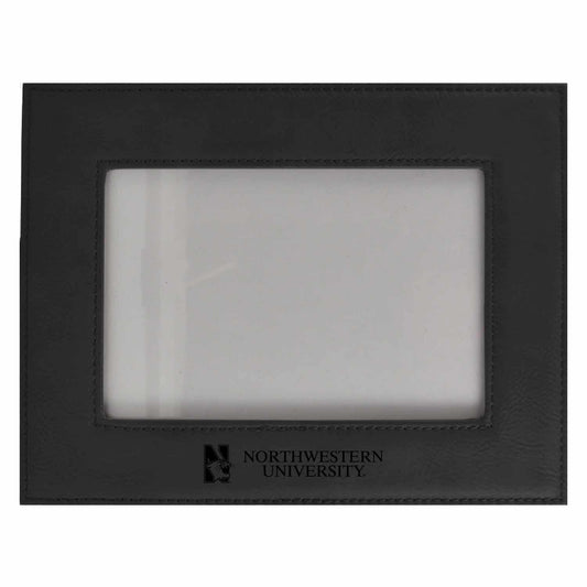 Northwestern University Wildcats Black Velour 4x6 Horizontal Picture Frame