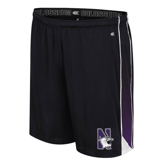 Northwestern University Wildcats Colosseum Men's Online Black Shorts