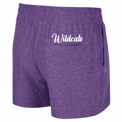 Northwestern University Wildcats Colosseum Ladies Morningside Shorts - Back Side