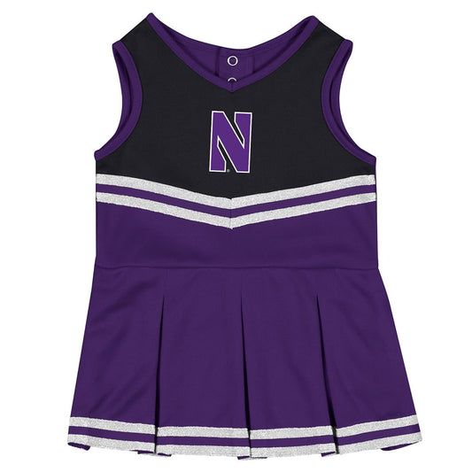 Northwestern University Wildcats Colosseum Infant Girls Time For Recess Cheer Dress