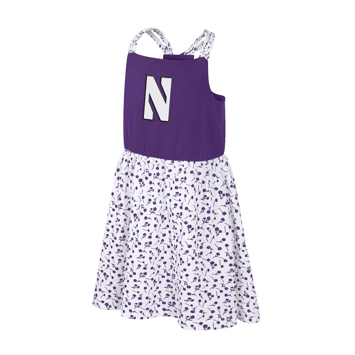 Northwestern University Wildcats Girls Robin Floral Dress