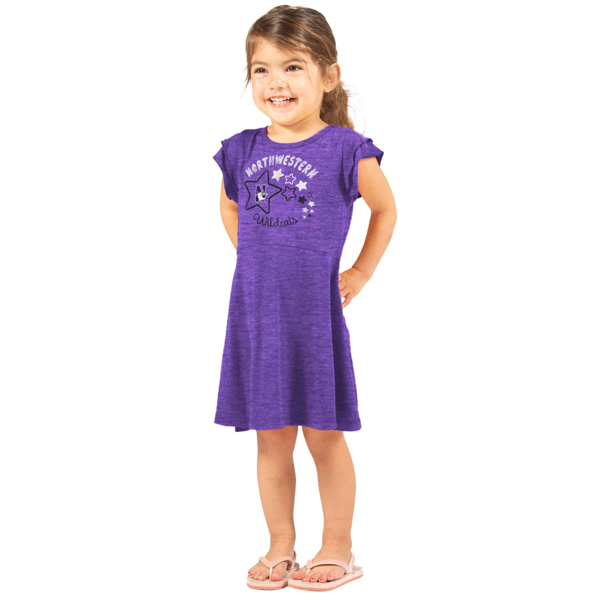 Northwestern University Wildcats Colosseum Toddler Girls Music Maker Dress