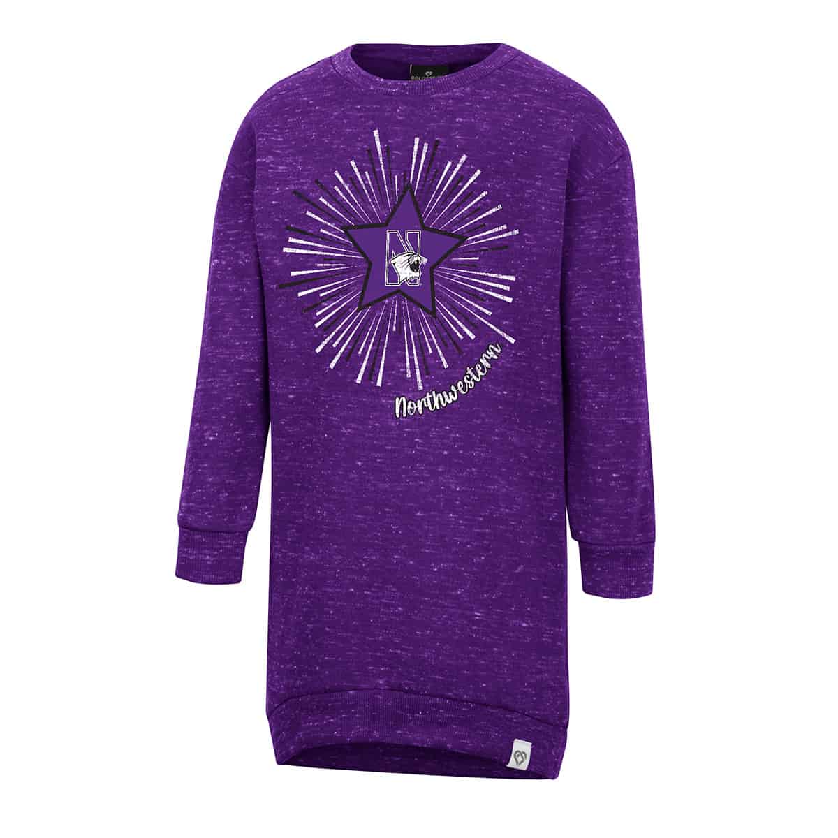 Northwestern University Wildcats Colosseum Toddler Girls Cindy-Lou Dress