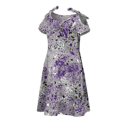 Northwestern University Wildcats Colosseum Toddler Girls Sweet Pea Dress