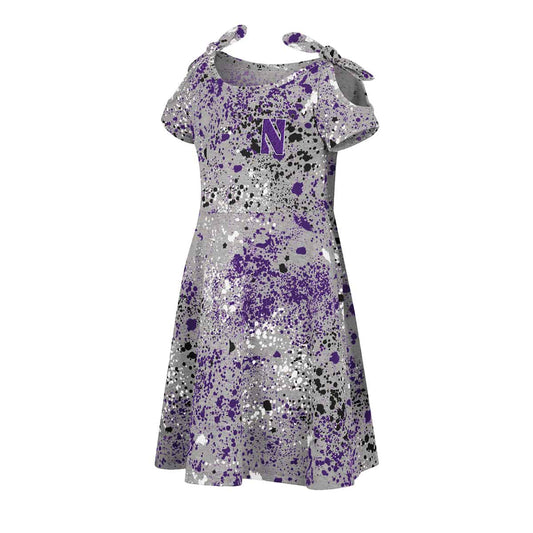 Northwestern University Wildcats Colosseum Toddler Girls Sweet Pea Dress