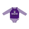 Northwestern University Wildcats Colosseum Infant Boys Pampoogas Raglan Onesie