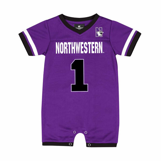 Northwestern University Wildcats Colosseum Infant Boys Magical Jersey Romper