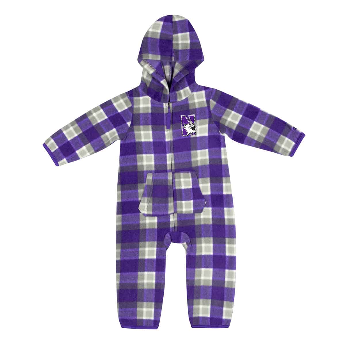 Northwestern University Wildcats Colosseum Infant Boys Farays Romper