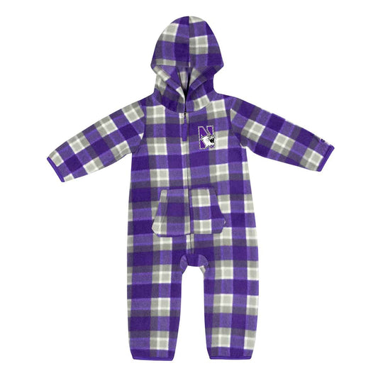 Northwestern University Wildcats Colosseum Infant Boys Farays Romper