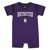 Northwestern University Wildcats Colosseum Infant Boys Arcade Romper