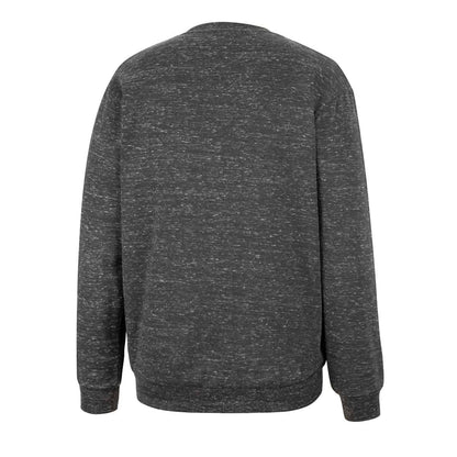 Northwestern University Wildcats Colosseum Men's Throw Quite A Party Crewneck - Back Side