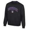 Northwestern University Wildcats Colosseum Men's N-Cat Black I'll Be Back Crew