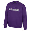 Northwestern University Wildcats Colosseum Men's Gothic Purple I'll Be Back Crew