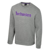 Northwestern University Wildcats Colosseum Men's Gothic Grey I'll Be Back Crew