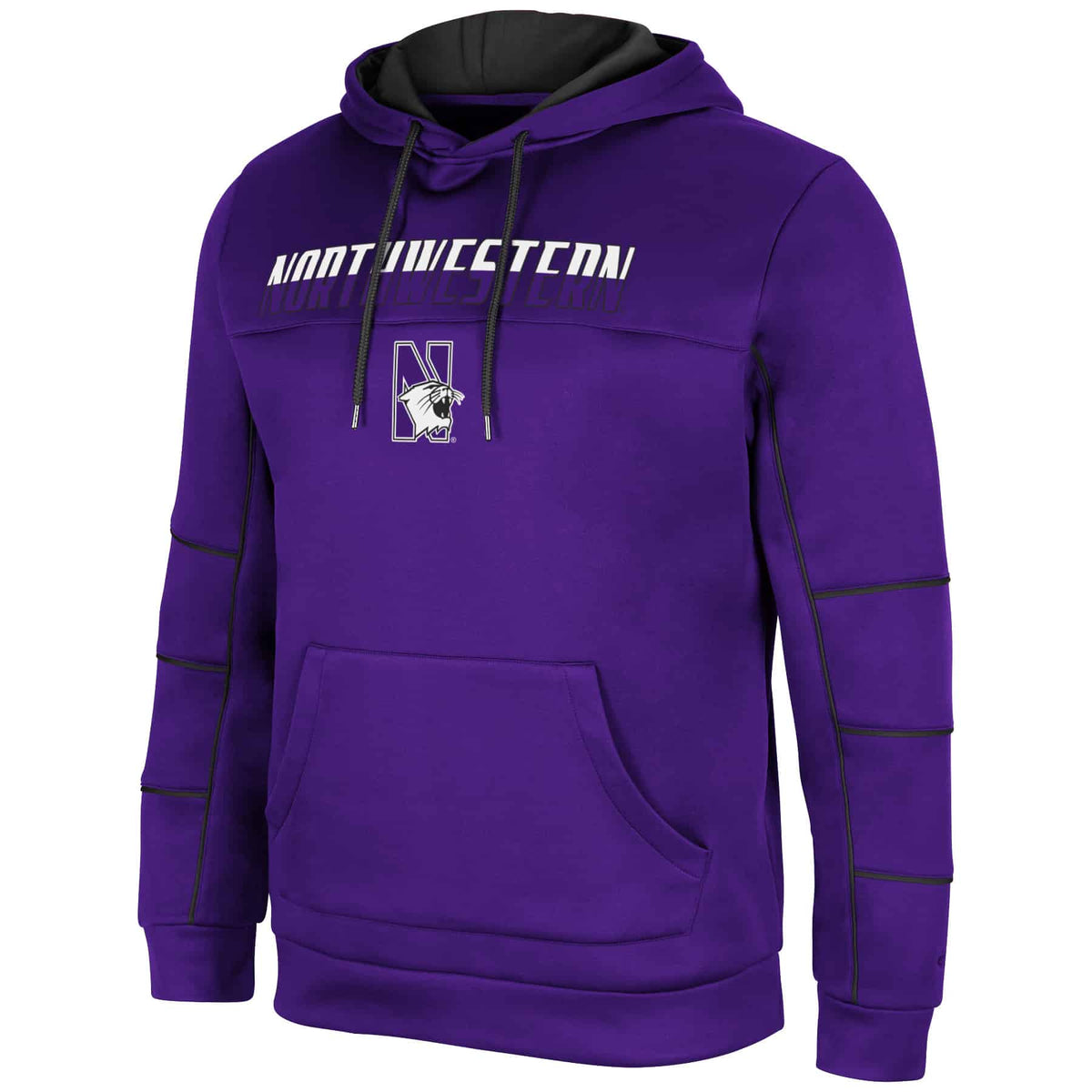 Northwestern University Wildcats Colosseum Men's Ten Sessions Pullover Hoodie