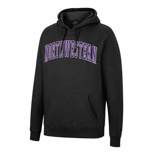 Northwestern University Wildcats Colosseum Men's Black Scholarship Hoodie