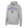 Northwestern University Wildcats Colosseum Men's Grey Scholarship Hoodie With Northwestern and N-Cat Design