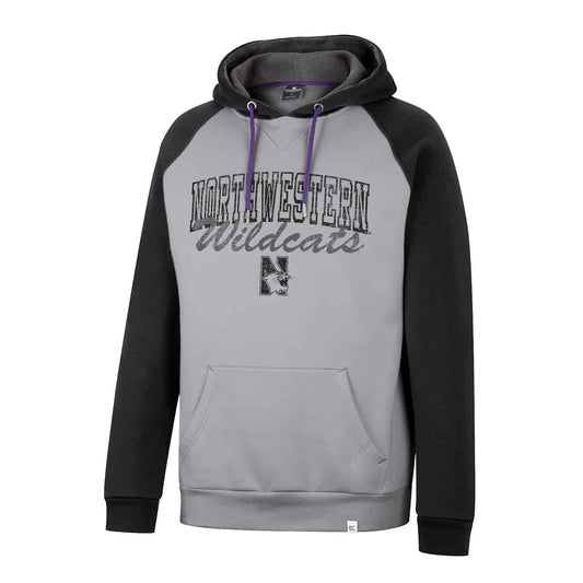 Northwestern University Wildcats Colosseum Men's Powell Pullover Hoodie