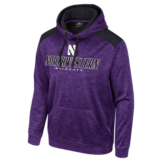 Northwestern University Wildcats Colosseum Men's Kyle Marled Hoodie