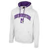Northwestern University Wildcats Colosseum Men's N-Cat White I'll Be Back Hoodie