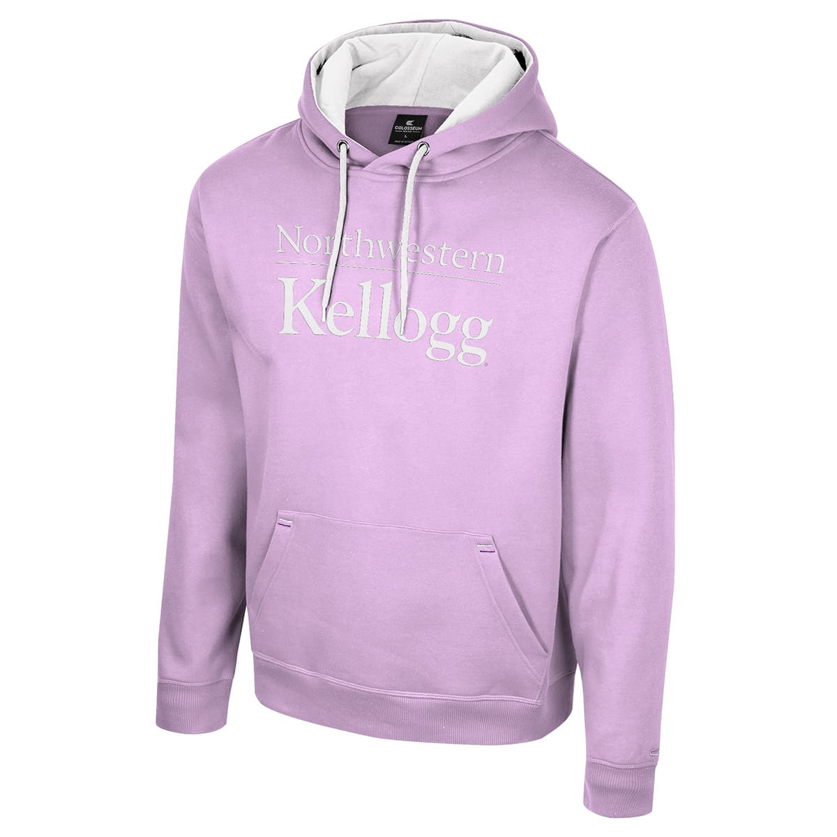 Northwestern University Wildcats Colosseum Men's Kellogg Lilac I'll Be Back Hoodie