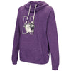 Northwestern University Wildcats Colosseum Purple Heather Womens I'l Go with You Hoodie with N-cat Design