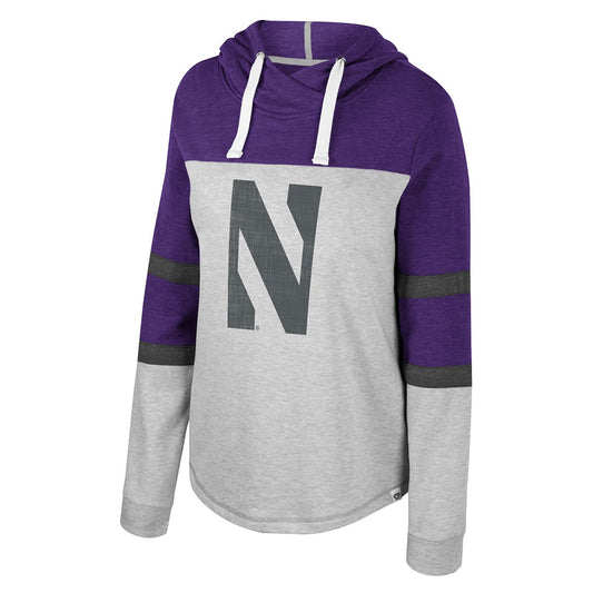 Northwestern University Wildcats Colosseum Ladies London Hoodie