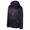 Northwestern University Wildcats Colosseum Youth Armada Pullover Fleece Hoodie (Black/Purple)