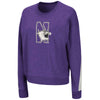 Northwestern University Wildcats Colosseum Ladies Ann Dolman Pullover