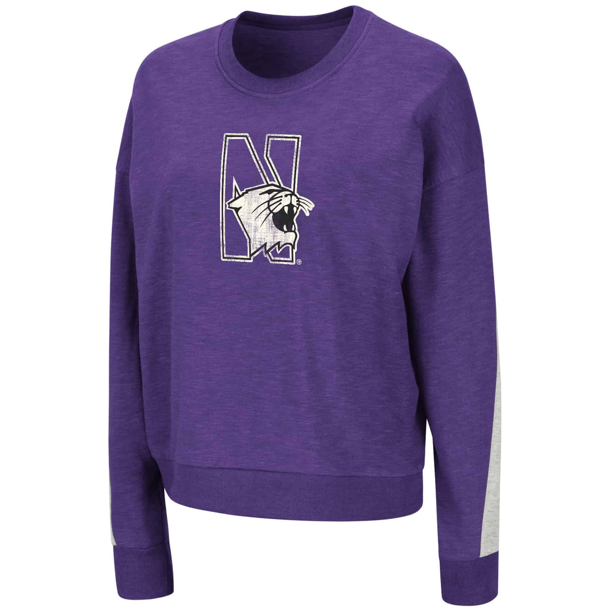 Northwestern University Wildcats Colosseum Ladies Ann Dolman Pullover