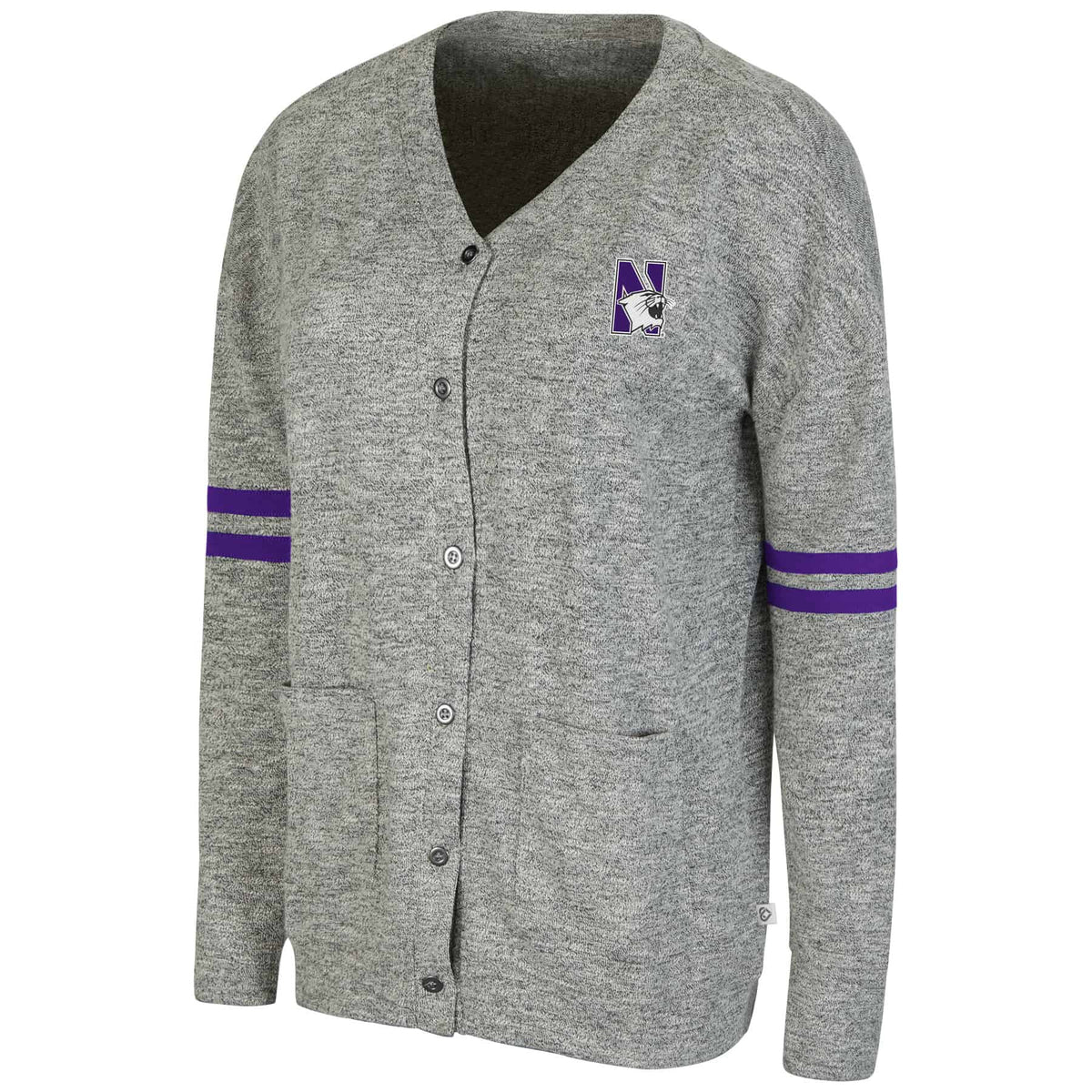 Northwestern University Wildcats Colosseum Women's My House Cardigan