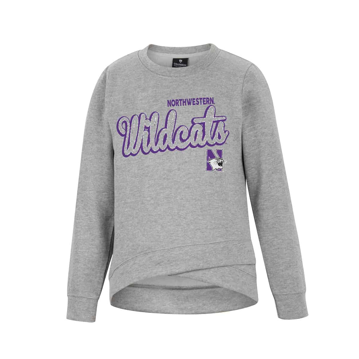 Northwestern University Wildcats Colosseum Girls Whohoopers Pullover Fleece