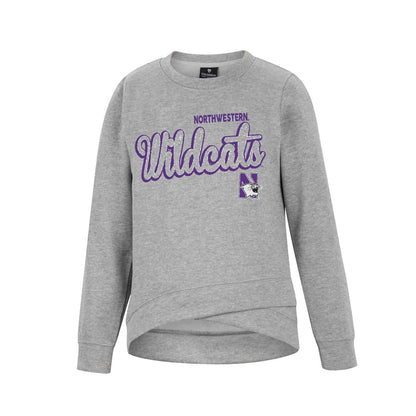 Northwestern University Wildcats Colosseum Girls Whohoopers Pullover Fleece
