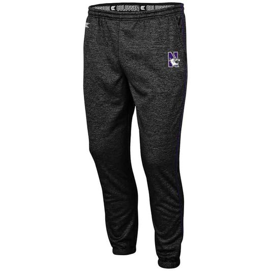 Northwestern University Wildcats Colosseum Men's Burns Pant With Embroidered N-Cat Design
