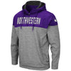 Northwestern University Wildcats Colosseum Men's Bart Pullover 1/4 Zip with N-Cat Design