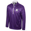 Northwestern University Wildcats Colosseum Men's The Machine Sublimated Purple 1/2 Zip