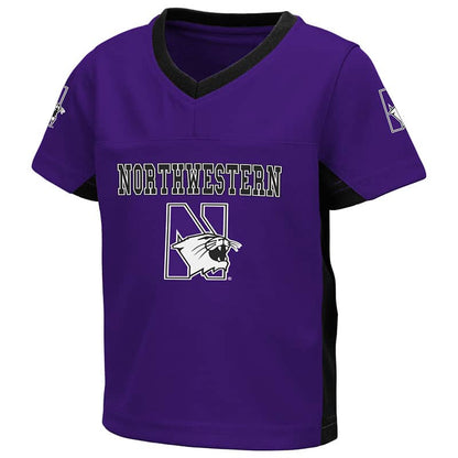 Northwestern University Wildcats Colosseum Toddler Purple Max Power Football Jersey