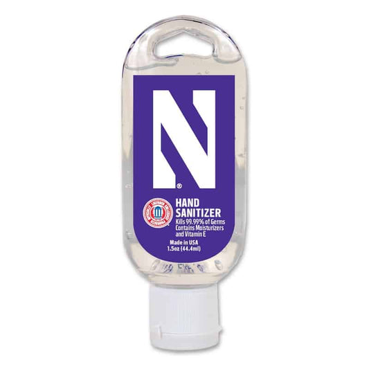 Northwestern University Wildcats 1.5 Oz. Hand Sanitizer With Stylized N Design
