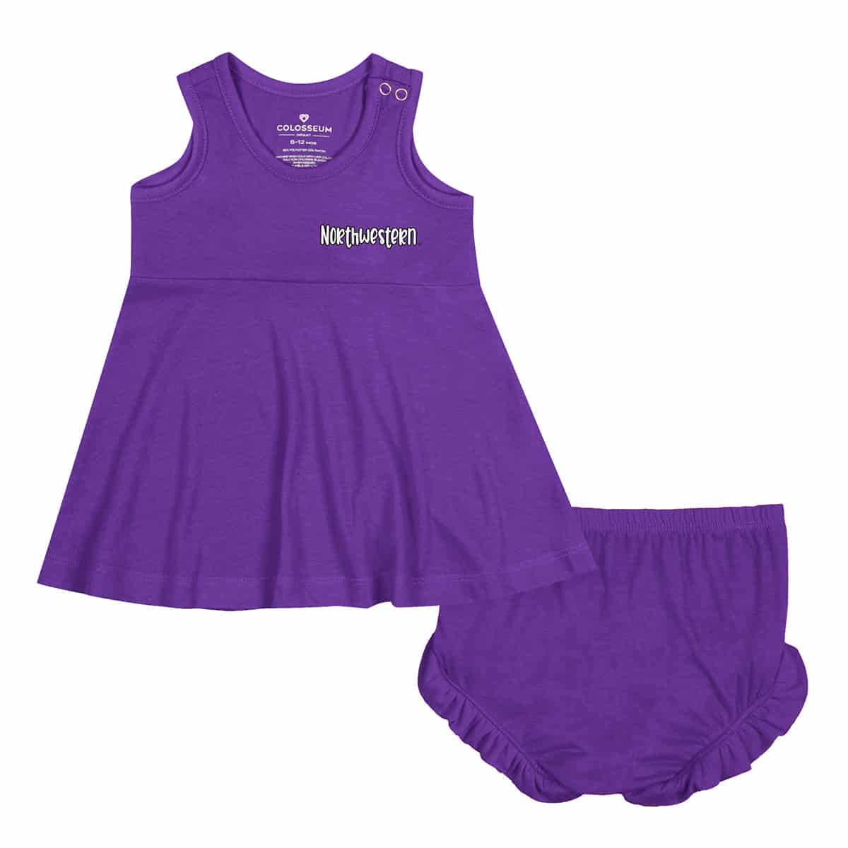 Northwestern University Wildcats Colosseum Infant Girls Framed Set