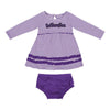 Northwestern University Wildcats Colosseum Infant Girls Who-Ville Dress & Bloomer Set