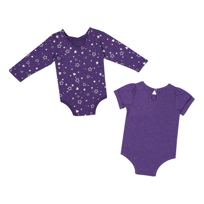 Northwestern University Wildcats Infant Girls Star Purple Onesie Set