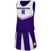Northwestern University Wildcats Colosseum Youth Girls Purple/White Pom Pom Cheer Set with Stylized N Design