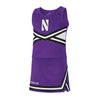 Northwestern University Wildcats Colosseum Girls Carousel Cheerleader Set