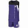 Northwestern University Wildcats Colosseum Toddler Purple / Black Titan Of Terror Set with Stylized N Design