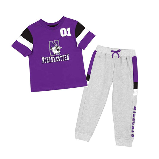 Northwestern University Wildcats Colosseum Toddler Boys Horse Race Set